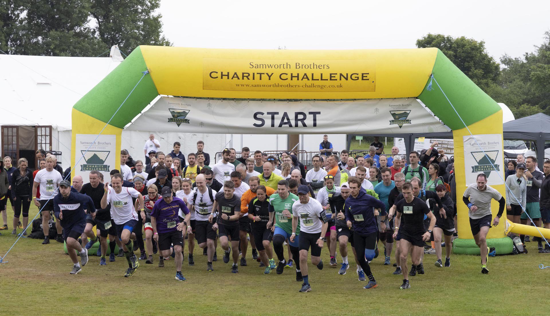 Charity Challenge 2022 starting line